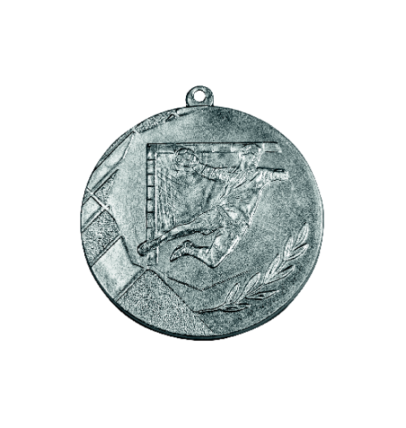 K8/50mm medal piłka ręczna srebro NEW