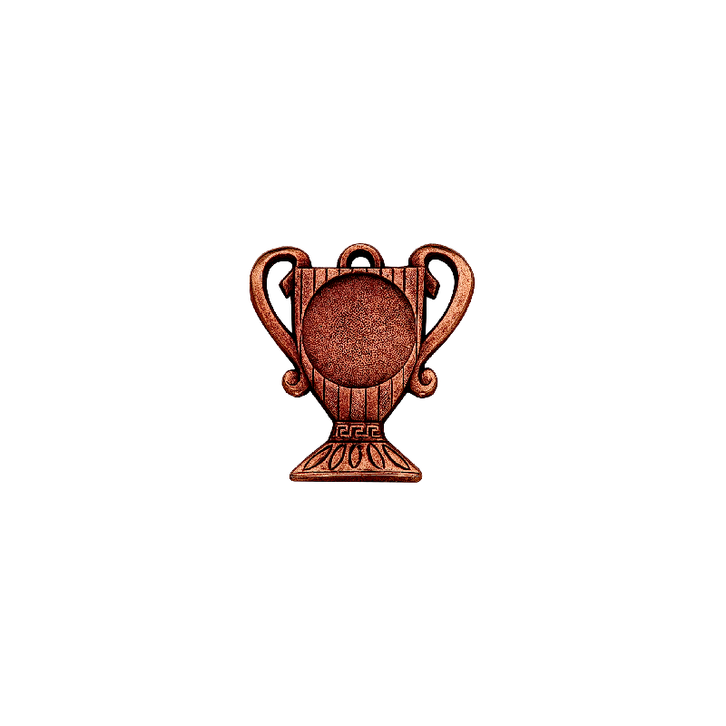 Z208 medal 55x50mm brąz