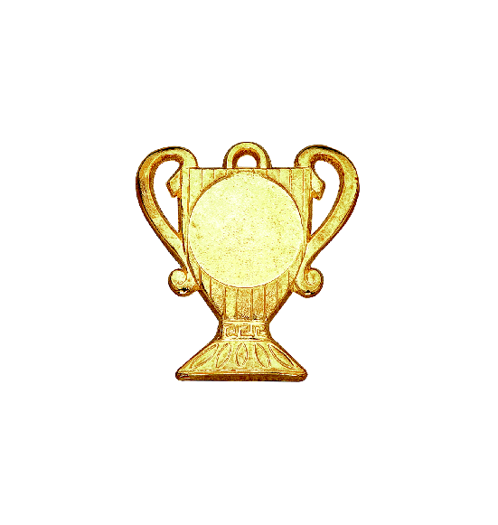 Z208 medal 55x50mm złoto