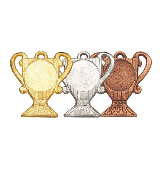 Z208 medal 55x50mm złoto