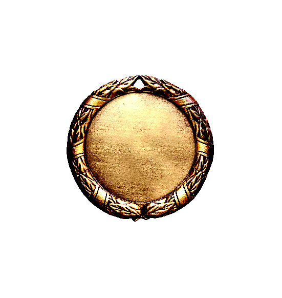 D8D Medal 70mm złoto antyczne