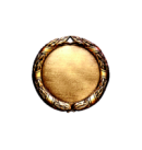 D8D Medal 70mm złoto antyczne