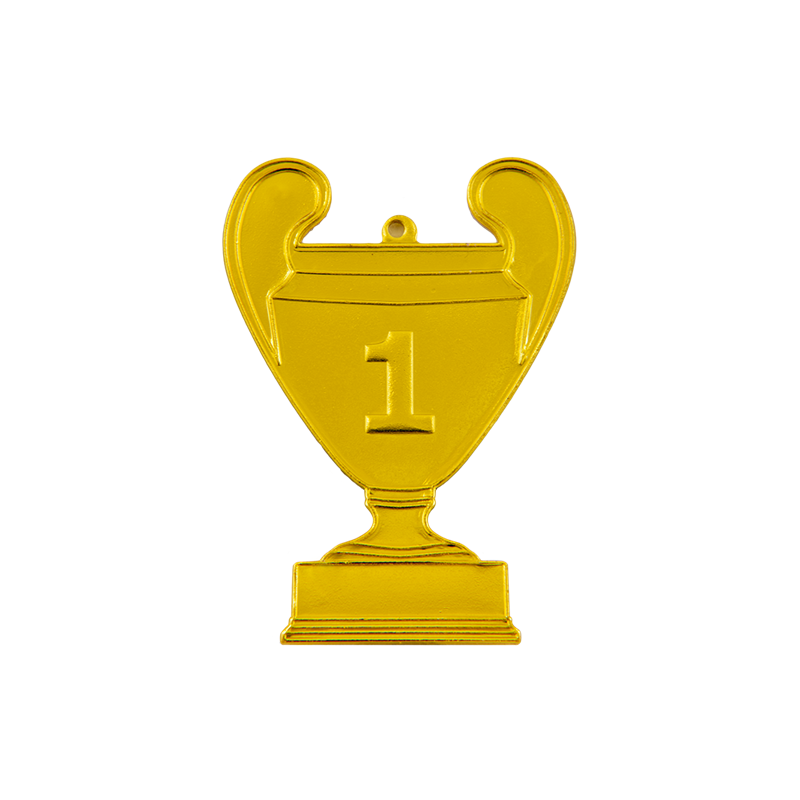 cup1/Z - 86x62mm medal złoto NUMER 1