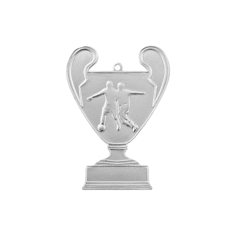 cup5/S - 86x62mm medal srebro piłka nożna