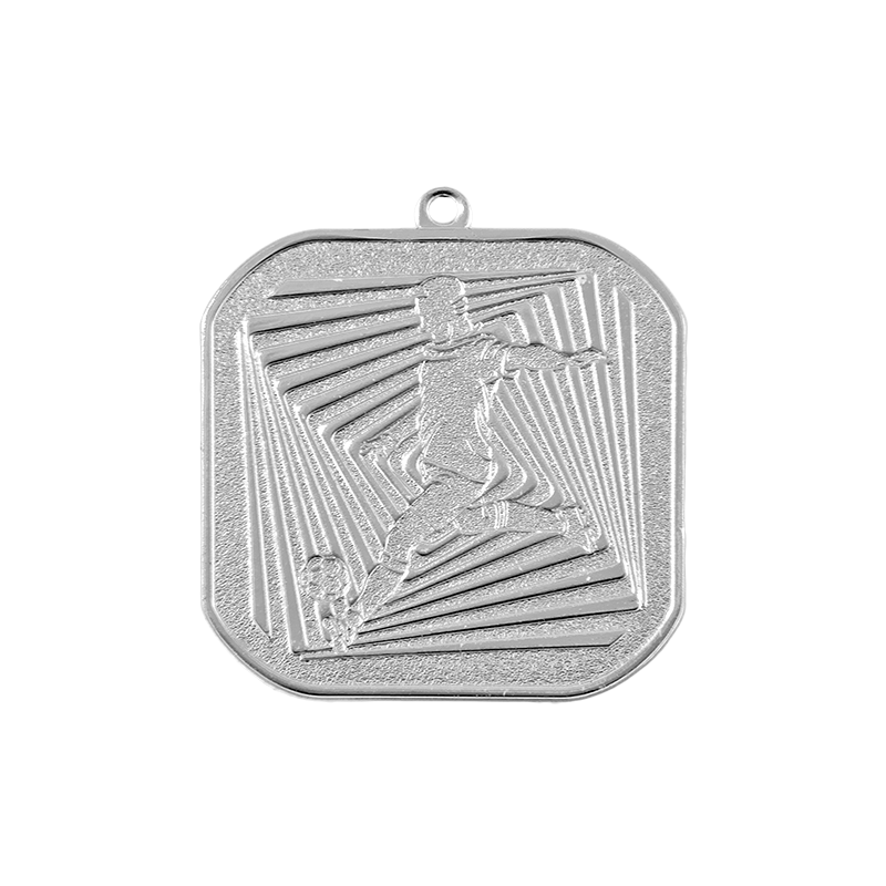 Q5/55/S - 55x55mm medal srebro piłka nożna