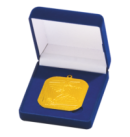 Q5/55/S - 55x55mm medal srebro piłka nożna