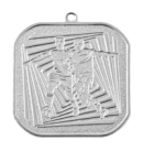Q6/55/S - 55x55mm medal srebro piłka nożna