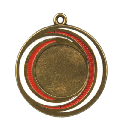 Z83 medal 45mm brąz /biało-czerwony/