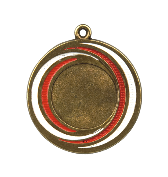 Z83 medal 45mm brąz /biało-czerwony/