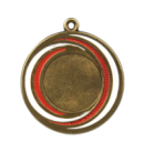 Z83 medal 45mm brąz /biało-czerwony/