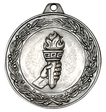 D10/50mm medal srebro znicz olimpijski