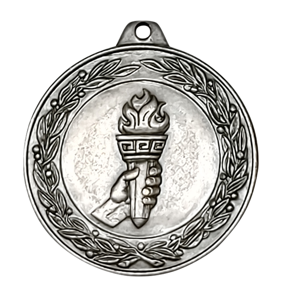 D10/50mm medal srebro znicz olimpijski