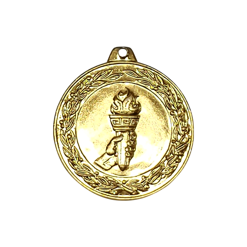 D10/50mm medal zloto znicz olimpijski