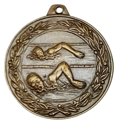 D3 pływanie medal brąz 50mm