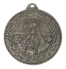D6/S medal srebro 50mm - koszykówka