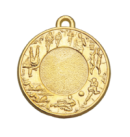 Z192/50mm medal zloto