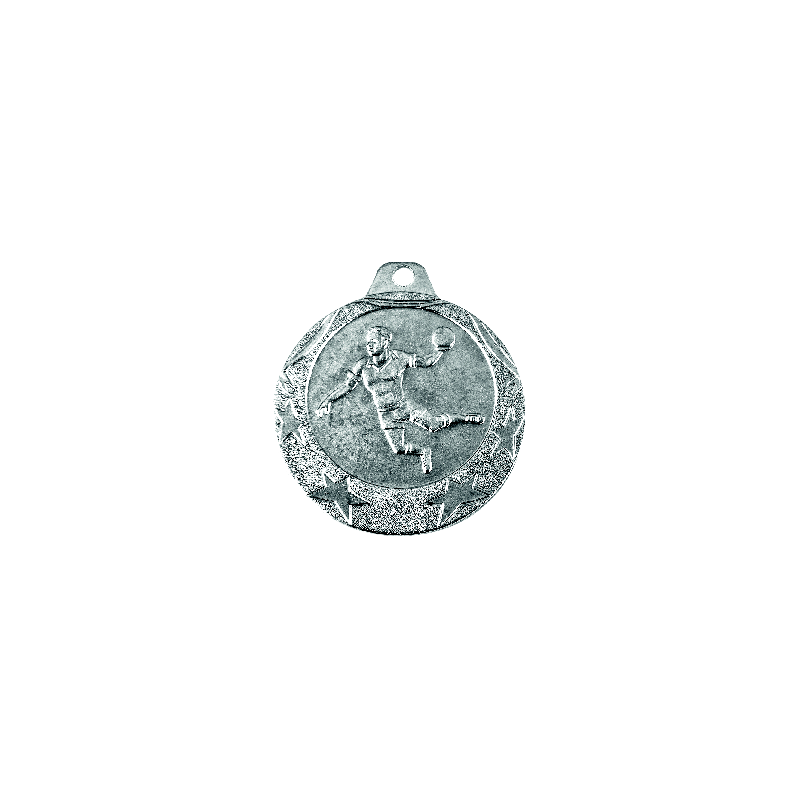IL059 medal srebro 40mm - piłka ręczna