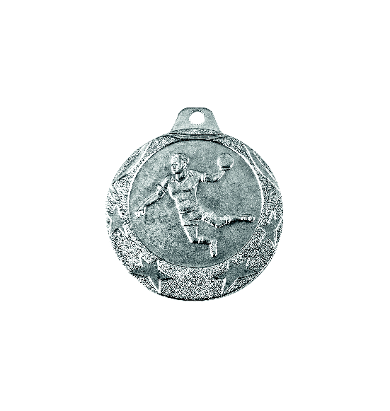 IL059 medal srebro 40mm - piłka ręczna