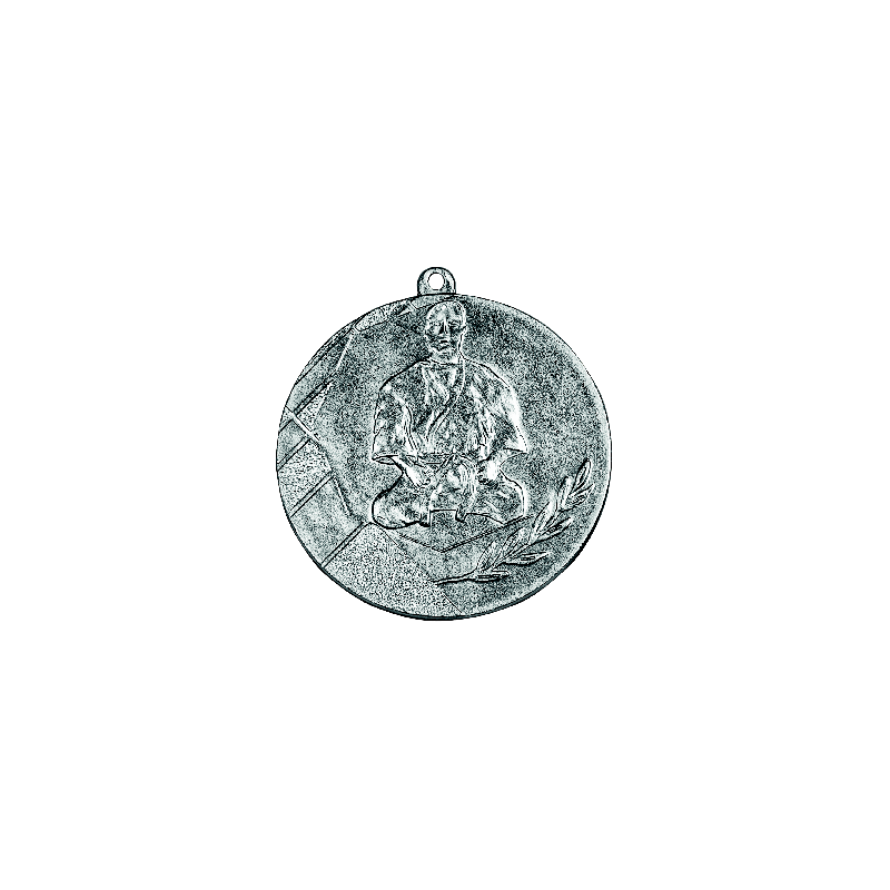 K13 medal 50mm judo srebro