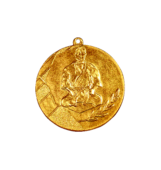 K13 medal 50mm judo złoto