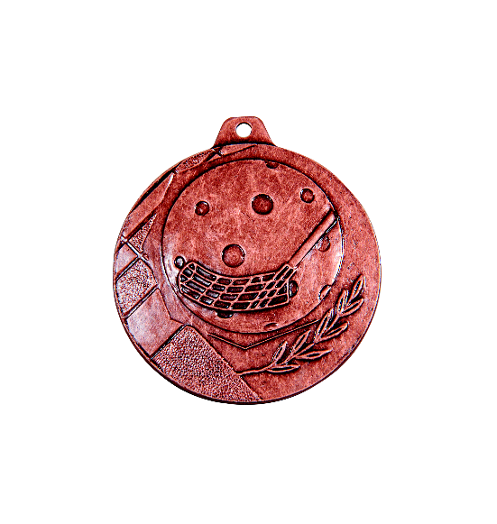 K15 medal 50mm unihokej brąz