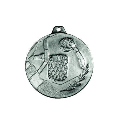 K7 medal srebro 50mm - koszykówka