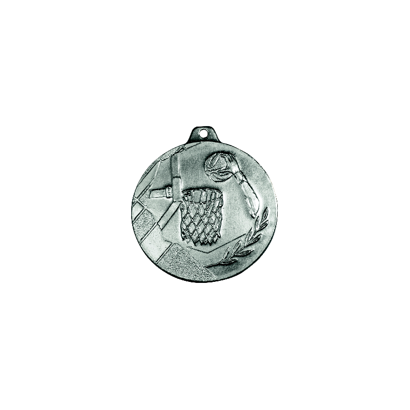 K7 medal srebro 50mm - koszykówka