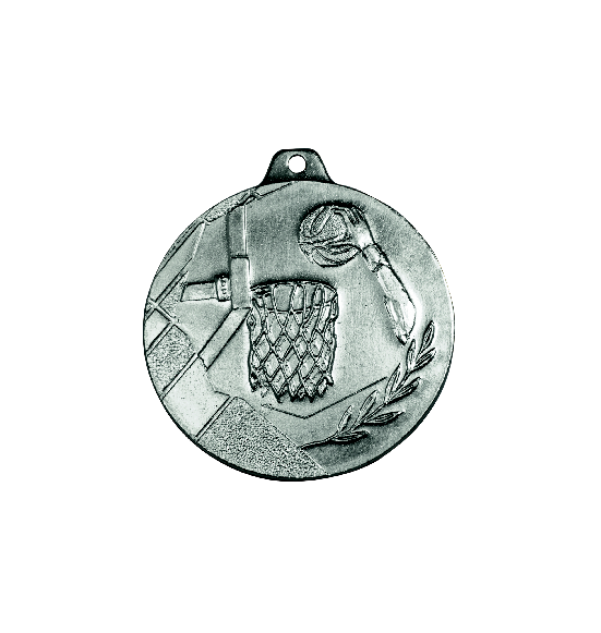 K7 medal srebro 50mm - koszykówka