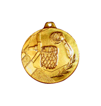 K7 medal złoto 50mm - koszykówka