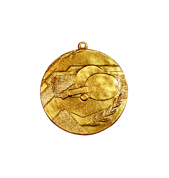 K9 Tenis stołowy medal złoto 50mm