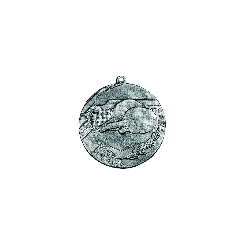 K9 Tenis stołowy medal srebro 50mm
