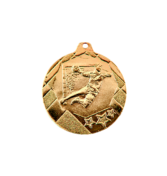 OT3 medal 50mm piłka ręczna złoto