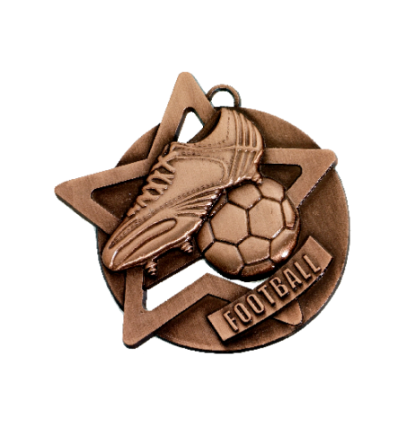 SM1 medal 65mm brąz piłka nożna