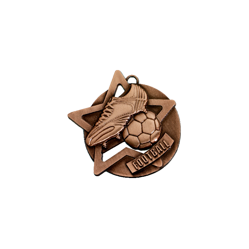 SM1 medal 65mm brąz piłka nożna