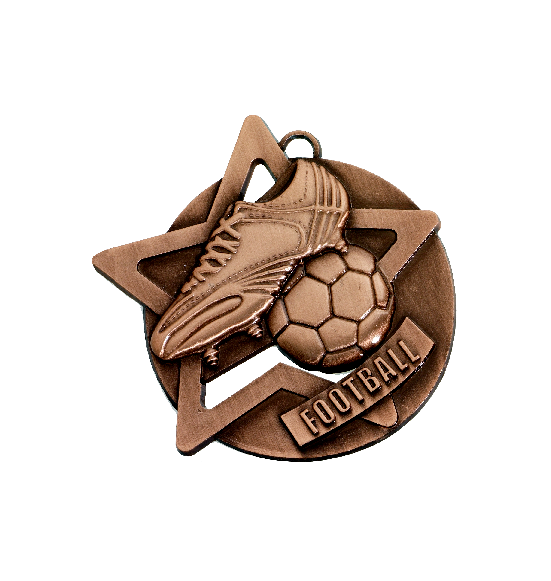 SM1 medal 65mm brąz piłka nożna