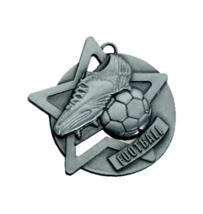 SM1 medal 65mm srebro piłka nożna