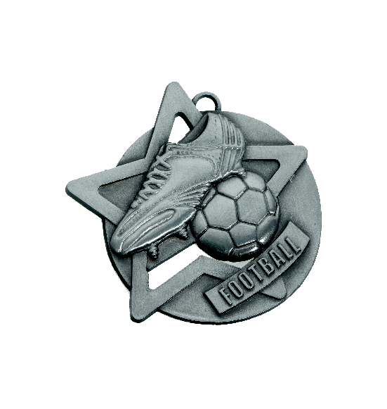 SM1 medal 65mm srebro piłka nożna