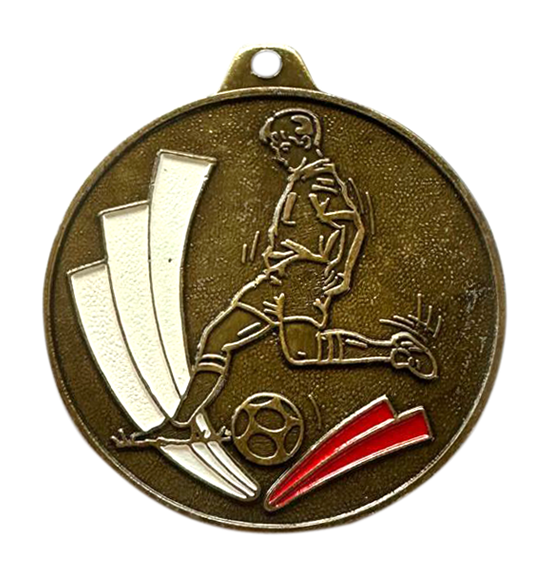 Z160 Medal Piłka Nożna 5cm brąz