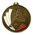 Z160 Medal Piłka Nożna 5cm brąz