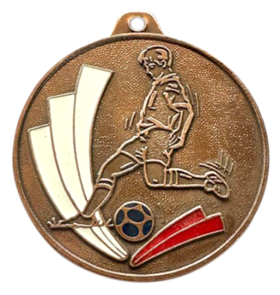 Z161 Medal Piłka Nożna 5cm brąz