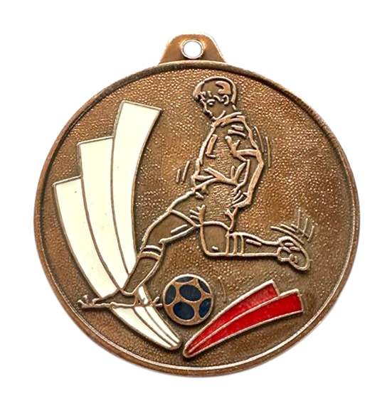 Z161 Medal Piłka Nożna 5cm brąz