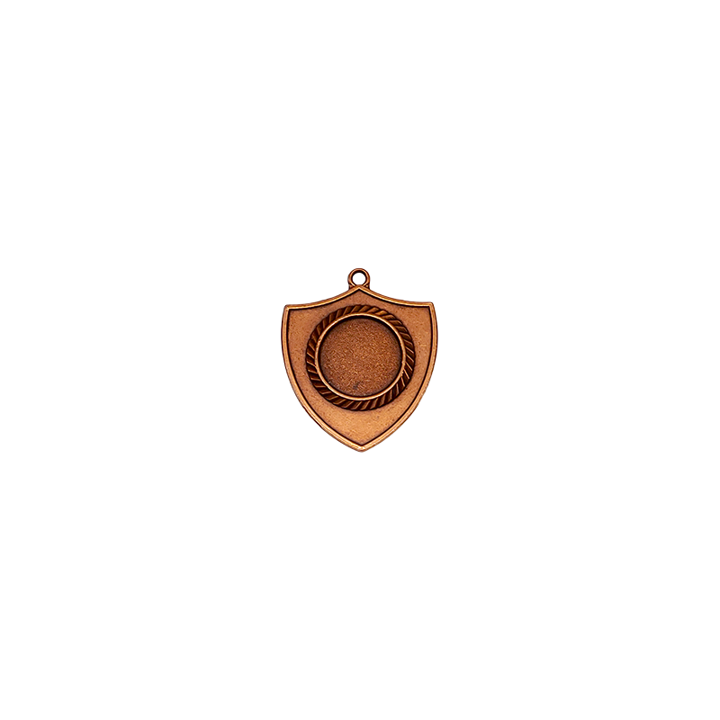 Z194 medal tarcza 55x50mm brąz-rame