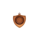 Z194 medal tarcza 55x50mm brąz-rame