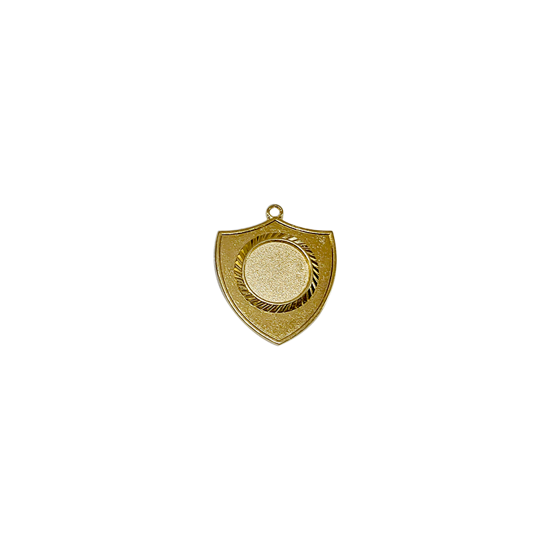 Z194 medal tarcza 55x50mm złoto