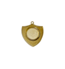 Z194 medal tarcza 55x50mm złoto