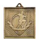 Q10/55/B - 55x55mm medal brąz bieg