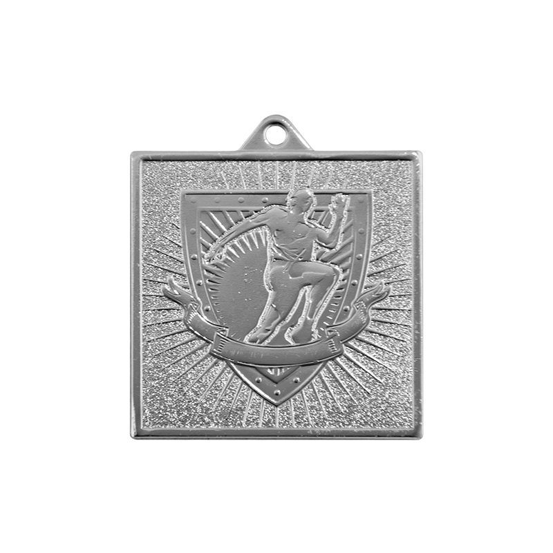 Q10/55/S - 55x55mm medal srebro bieg
