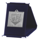 Q10/55/S - 55x55mm medal srebro bieg
