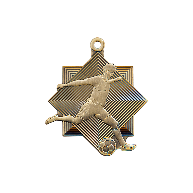 Q8/B - 58x59mm medal brąz piłka nożna