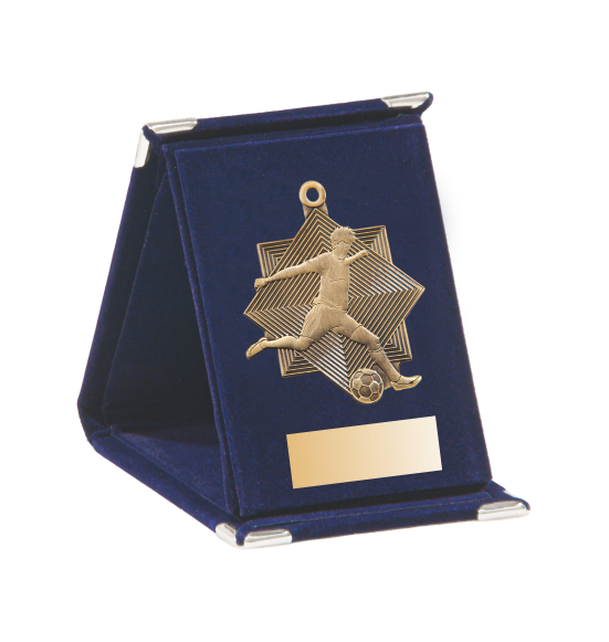Q8/B - 58x59mm medal brąz piłka nożna